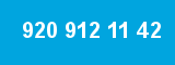 920 912 11 42 920 912 11 42